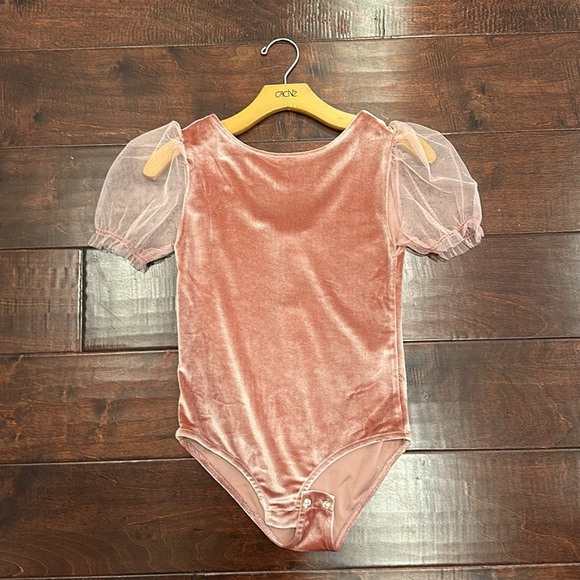 Velvet and tulle bodysuit - Picture 6 of 7